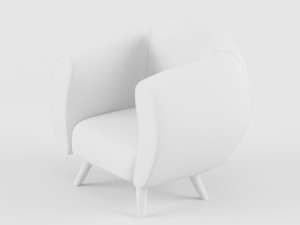 armchair Modello 3D