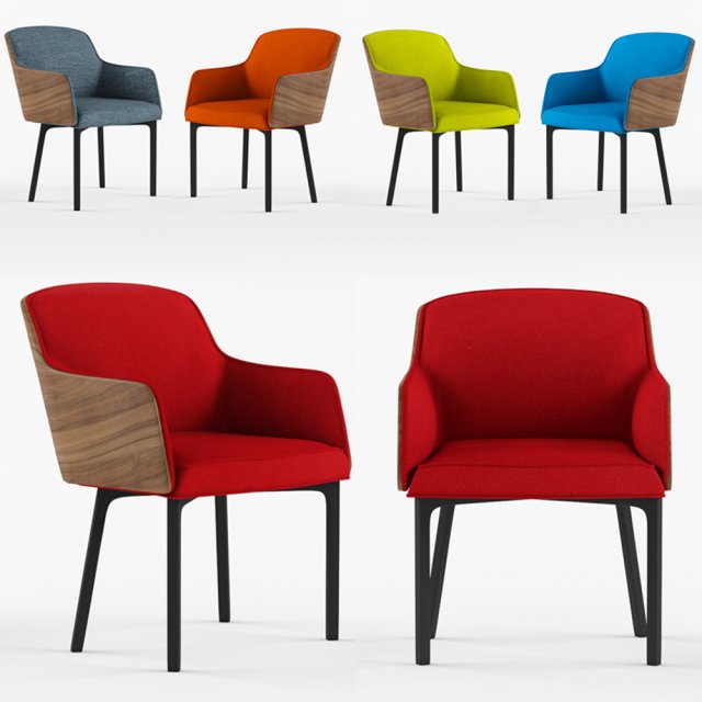 armchair 3D-Modell .c4d .max .obj .3ds .fbx .stl .blend 