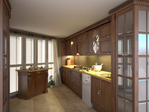 classic kitchen 3D Model