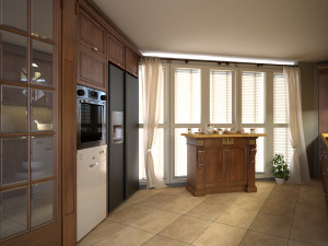 classic kitchen Model 3D