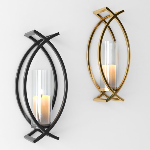 decorative candle 3Dモデル .c4d .max .obj .3ds .fbx .stl .blend