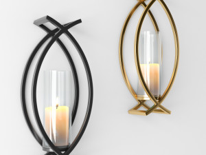 decorative candle Modèle 3D