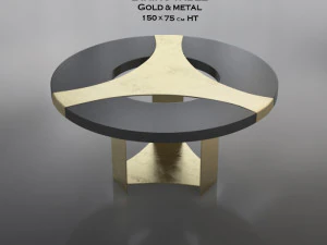 ハレーダイニングテーブル 3Dモデル