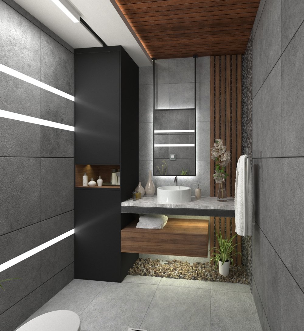 Nice Wc Interior 3d Model In Bathroom 3dexport