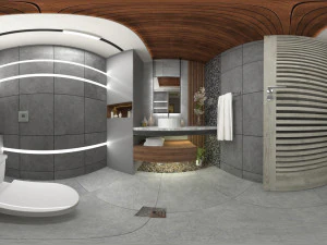 トイレインテリア01 3Dモデル