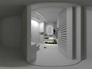 wc interior 01 3D Model
