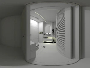wc interior 01 3D Model