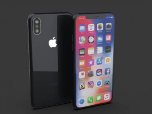 nurbs apple iphone x 3D Model