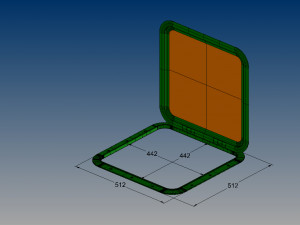 nurbs typical hatch Model 3D