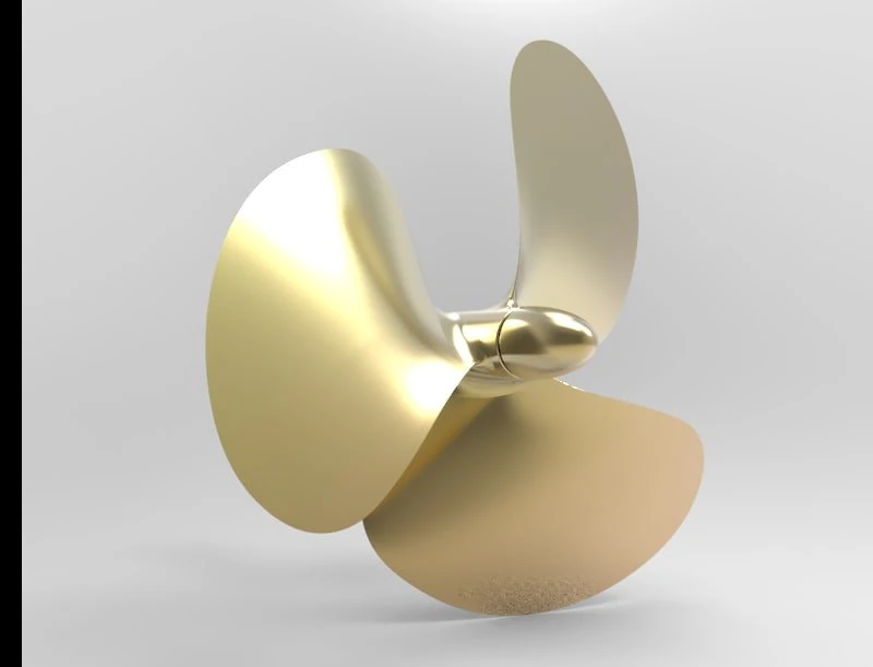 nurbs propeller 3D Model .c4d .max .obj .3ds .fbx .stl .blend