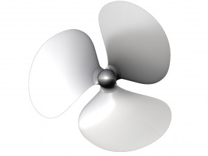nurbs propeller Modelo 3D