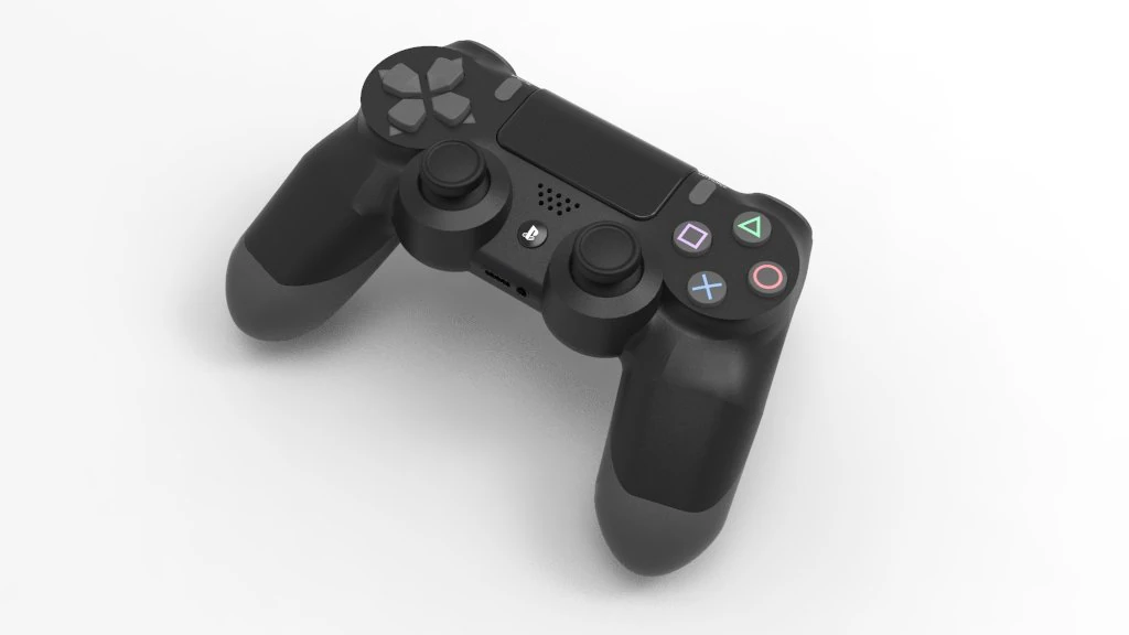nurbs dualshock 4 3D Model .c4d .max .obj .3ds .fbx .stl .blend