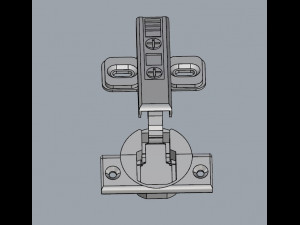 nurbs overlay hinge Model 3D
