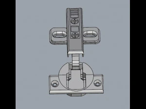 nurbs overlay hinge 3D Model