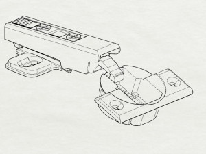 nurbs overlay hinge Model 3D