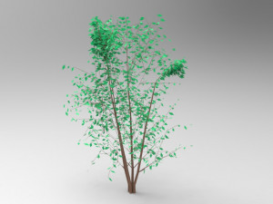 nurbs low poly tree 3D मॉडल