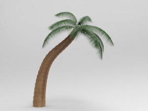 nurbs palm tree 3D 모델