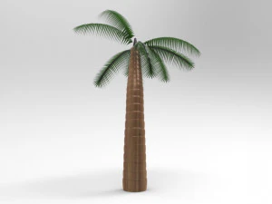 nurbs palm tree 3D Model