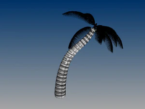 nurbs palm tree 3D Model