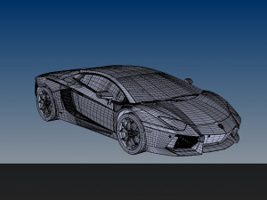 nurbs aventador lp700-4 3D Model