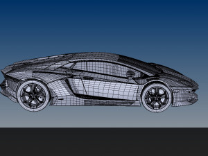 nurbs aventador lp700-4 3D Model