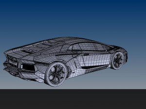 nurbs aventador lp700-4 3D Model