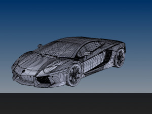 nurbs aventador lp700-4 3D Model
