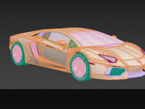 nurbs aventador lp700-4 3D Model