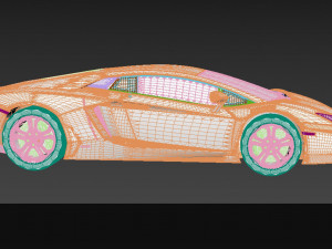 nurbs aventador lp700-4 3D Model