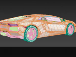 nurbs aventador lp700-4 3D Model