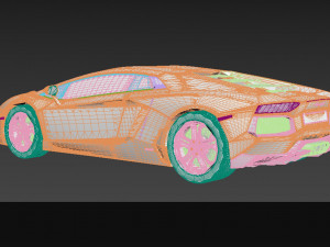 nurbs aventador lp700-4 3D Model