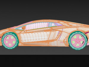 nurbs aventador lp700-4 3D Model