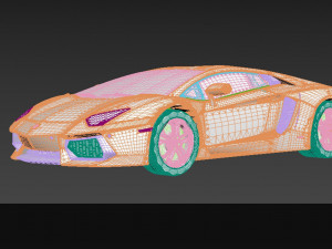 nurbs aventador lp700-4 3D Model