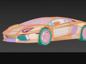nurbs aventador lp700-4 3D Model