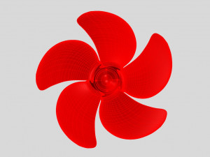 nurbs 5 blade propeller of azipod 3D Model