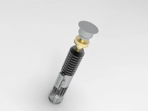 nurbs obi-wan kenobis lightsaber episode iii 3D Model