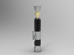 nurbs obi-wan kenobis lightsaber episode iii Model 3D