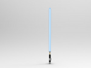 nurbs obi-wan kenobis lightsaber episode iii Model 3D