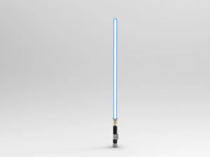 nurbs obi-wan kenobis lightsaber episode iii 3D Model