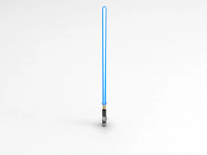 nurbs obi-wan kenobis lightsaber episode iii 3D Model