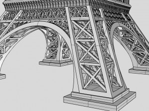 eiffel tower for 3d print 3D Print Model