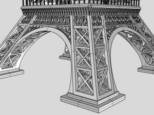 eiffel tower for 3d print 3D Print Model
