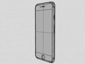 nurbs apple iphone 6-6s 3D Model