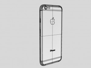 nurbs apple iphone 6-6s 3D 模型