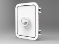 Nurbs Watertight Hatch Included Inner Parts 3D-Modell