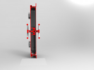 nurbs watertight hatch included inner parts 3D 模型