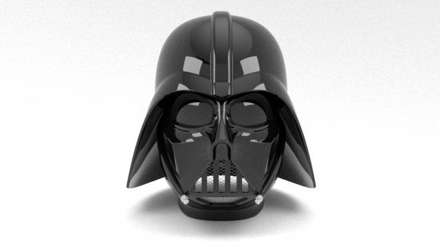 nurbs darth vader helmet for 3d print 3D Model .c4d .max .obj .3ds .fbx .stl .blend 
