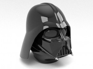 nurbs darth vader helmet for 3d print 3D Model
