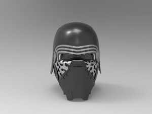 nurbs kylo ren helmet 3D 모델
