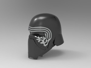 nurbs kylo ren helmet Model 3D